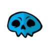Elements Skull logo template 02